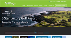 Desktop Screenshot of golfkings.co.uk