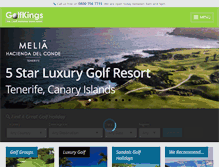 Tablet Screenshot of golfkings.co.uk